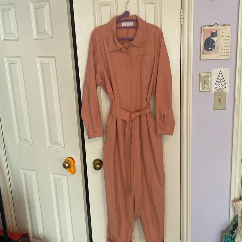 Red Sky Pink Boiler Suit